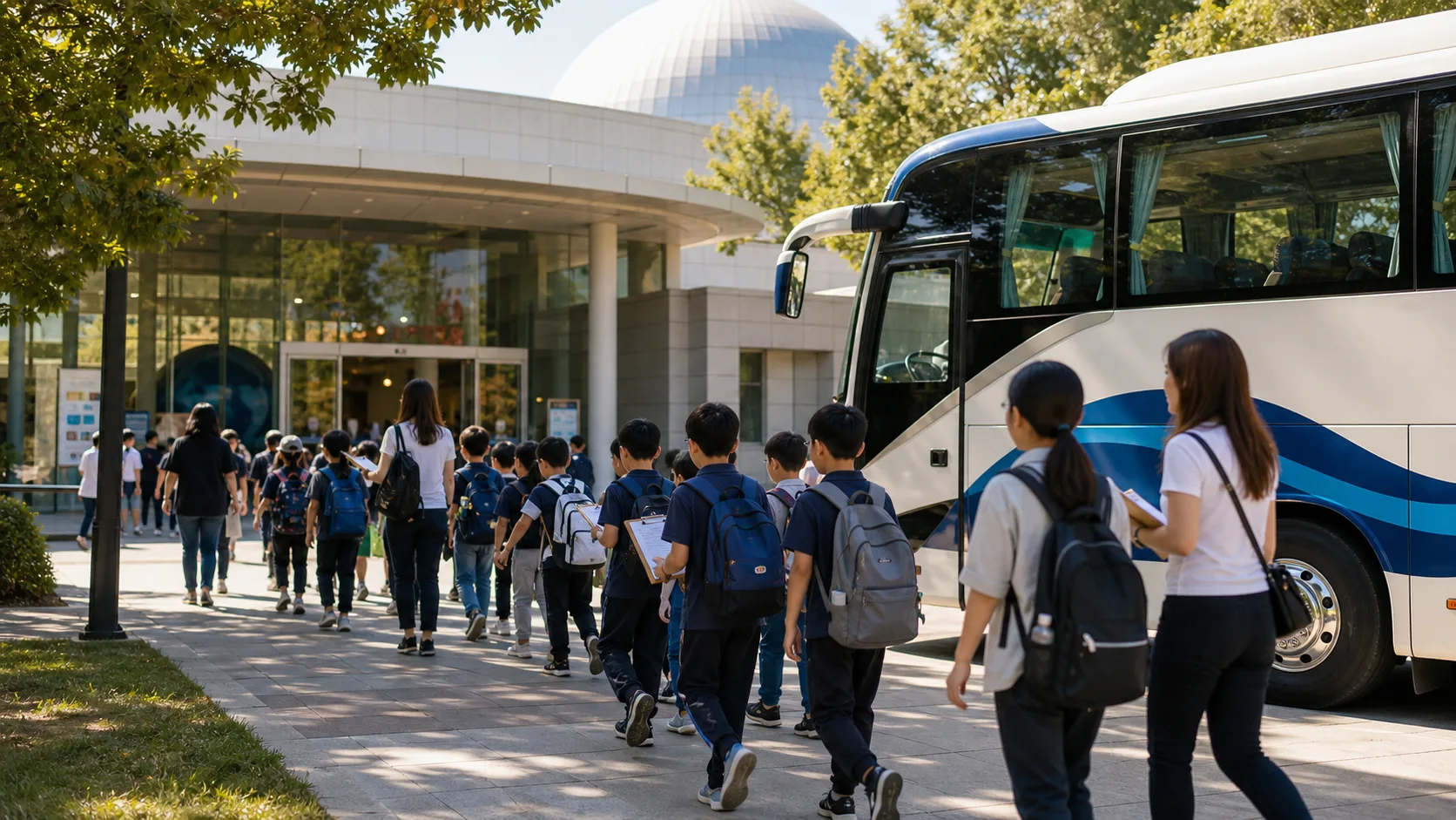 Educational tours planned around safety, timing, and learning goals.
